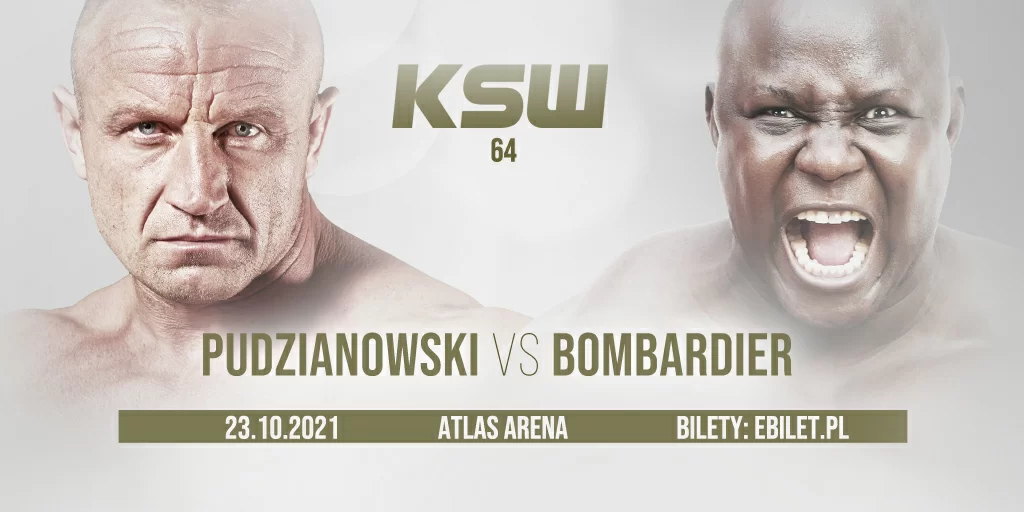PUDZIANOWSKI vs. BOMBARDIER is Official!!