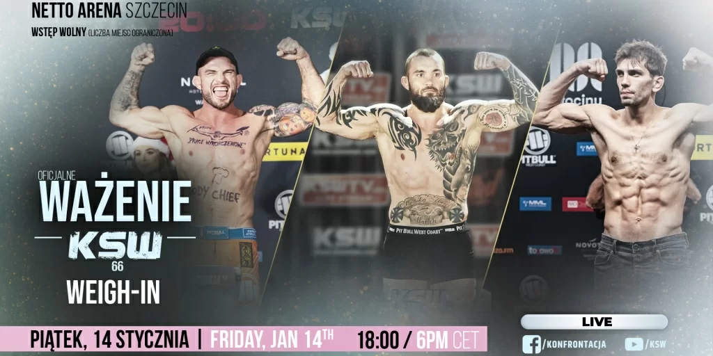 KSW 66 Weigh-In Results