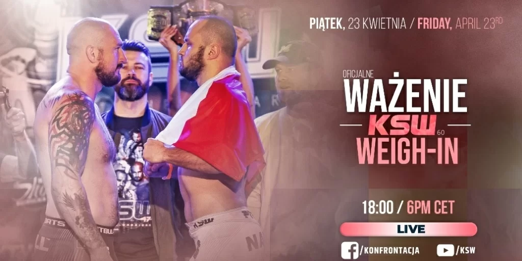 KSW 60 Weigh-In Results